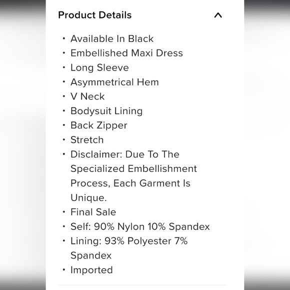 Fashionnova the glamorous life maxi dress size 3x - Picture 3 of 3